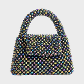 Metallic crystal bag