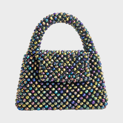 Metallic crystal bag