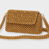 metallic gold bag