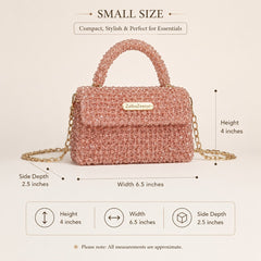 Glass crystal bag