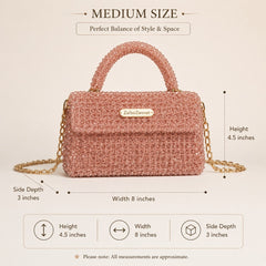 Glass crystal bag