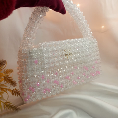 Acrylic square beads bag