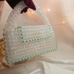 Acrylic square beads bag