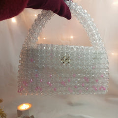 Acrylic square beads bag