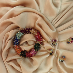 Gajra bracelet pair