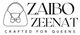 Logo of Zaibo Zeenat with a handbag icon on a white background