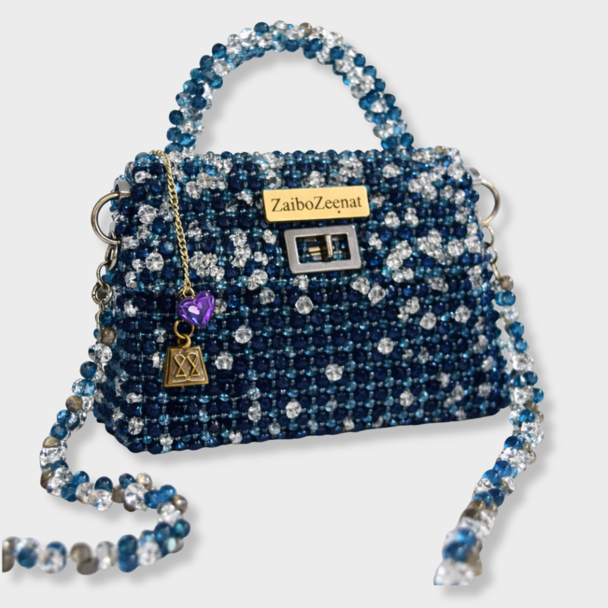 Glass crystal bag