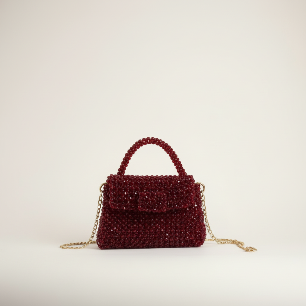 Glass crystal bag