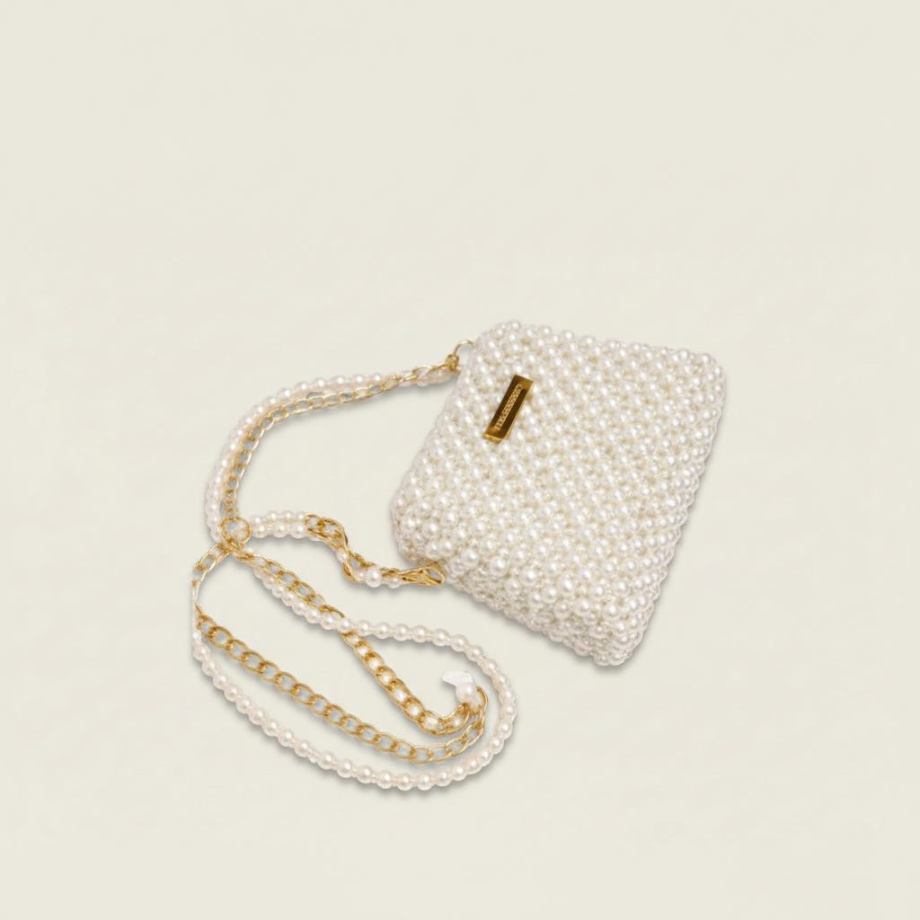 Plastic pearls bag