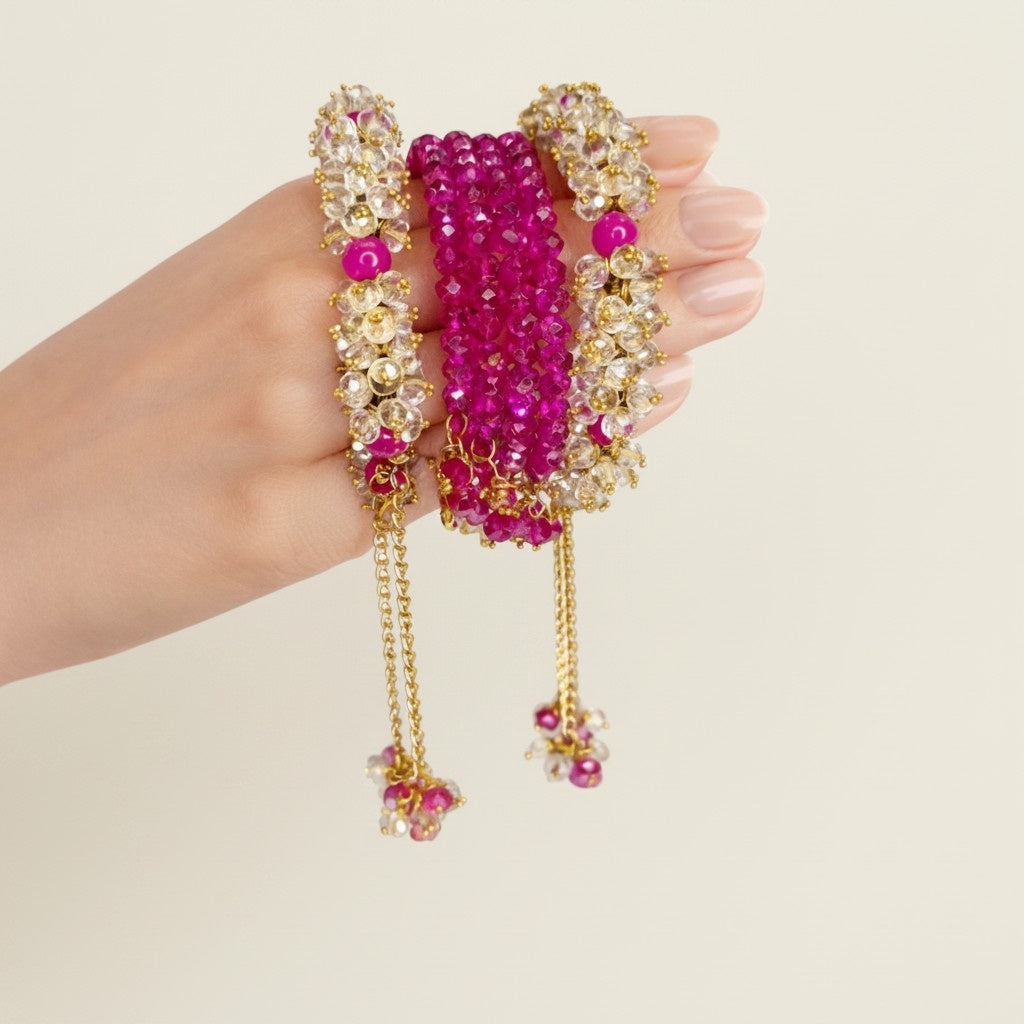 Bangles gajra set
