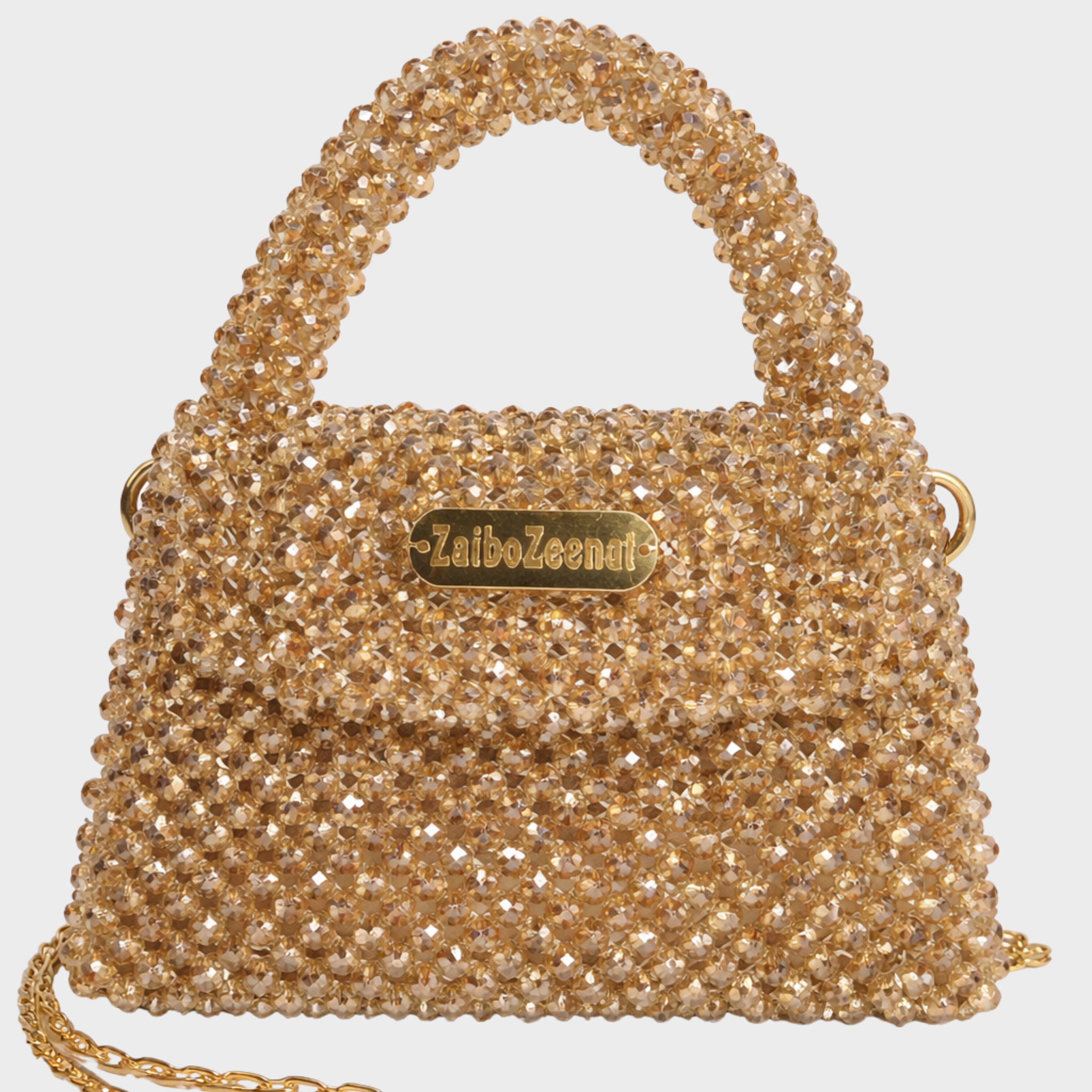 Glass crystal bag