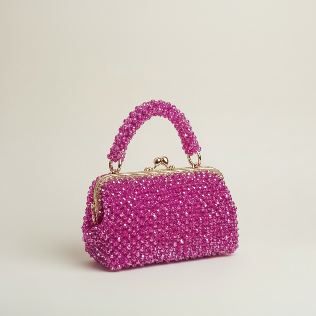 Metallic frame bag