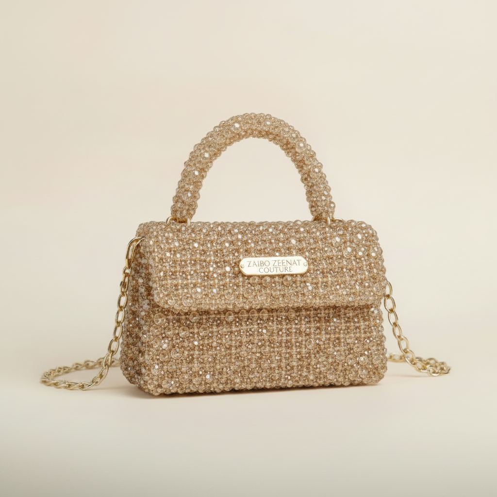 Glass crystal bag