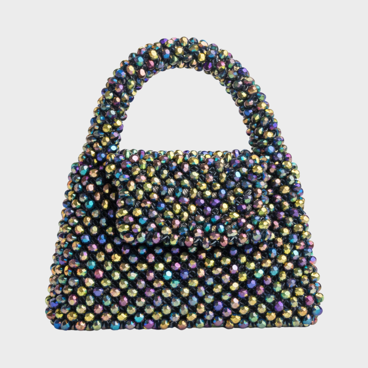 Metallic crystal bag