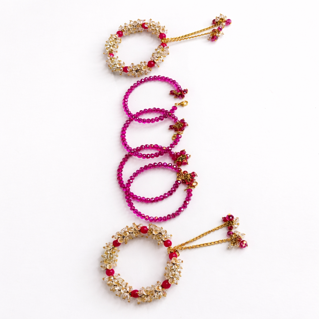 Bangles gajra set