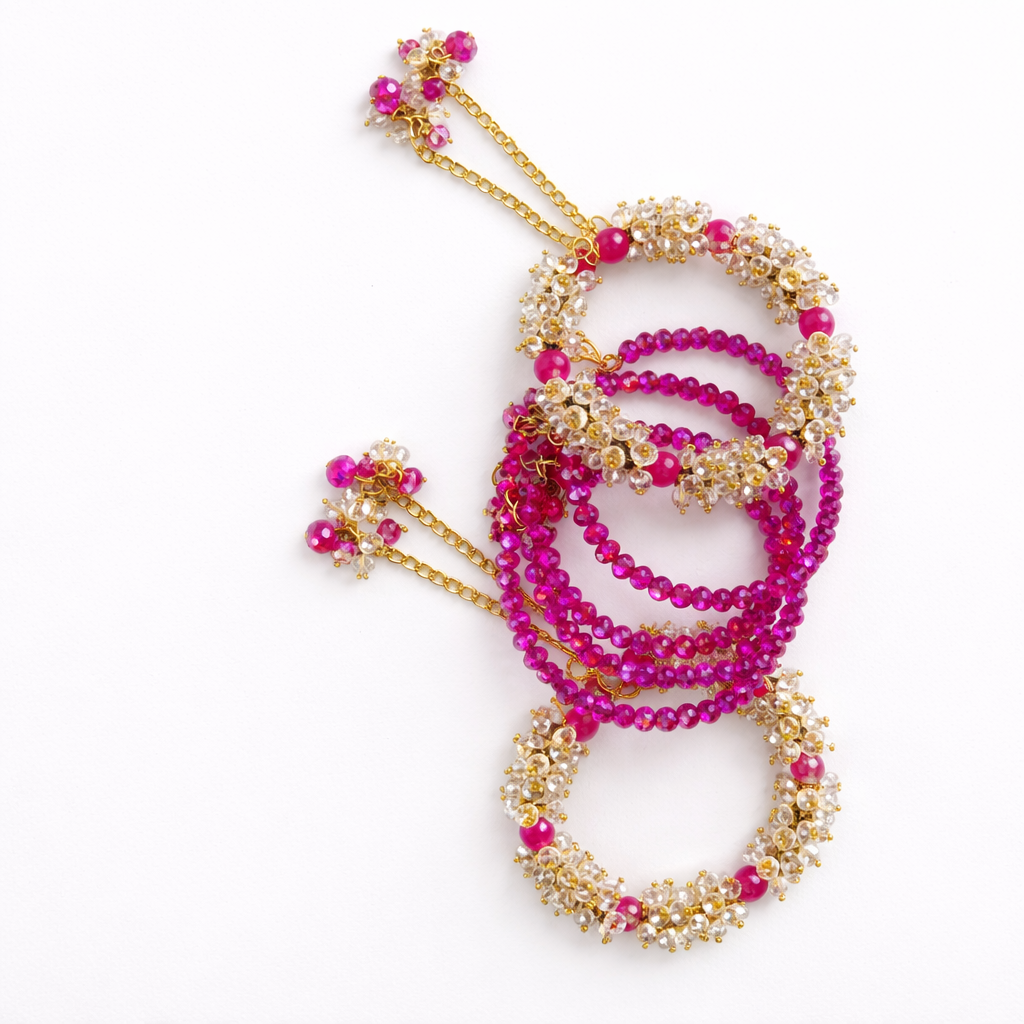 Bangles gajra set