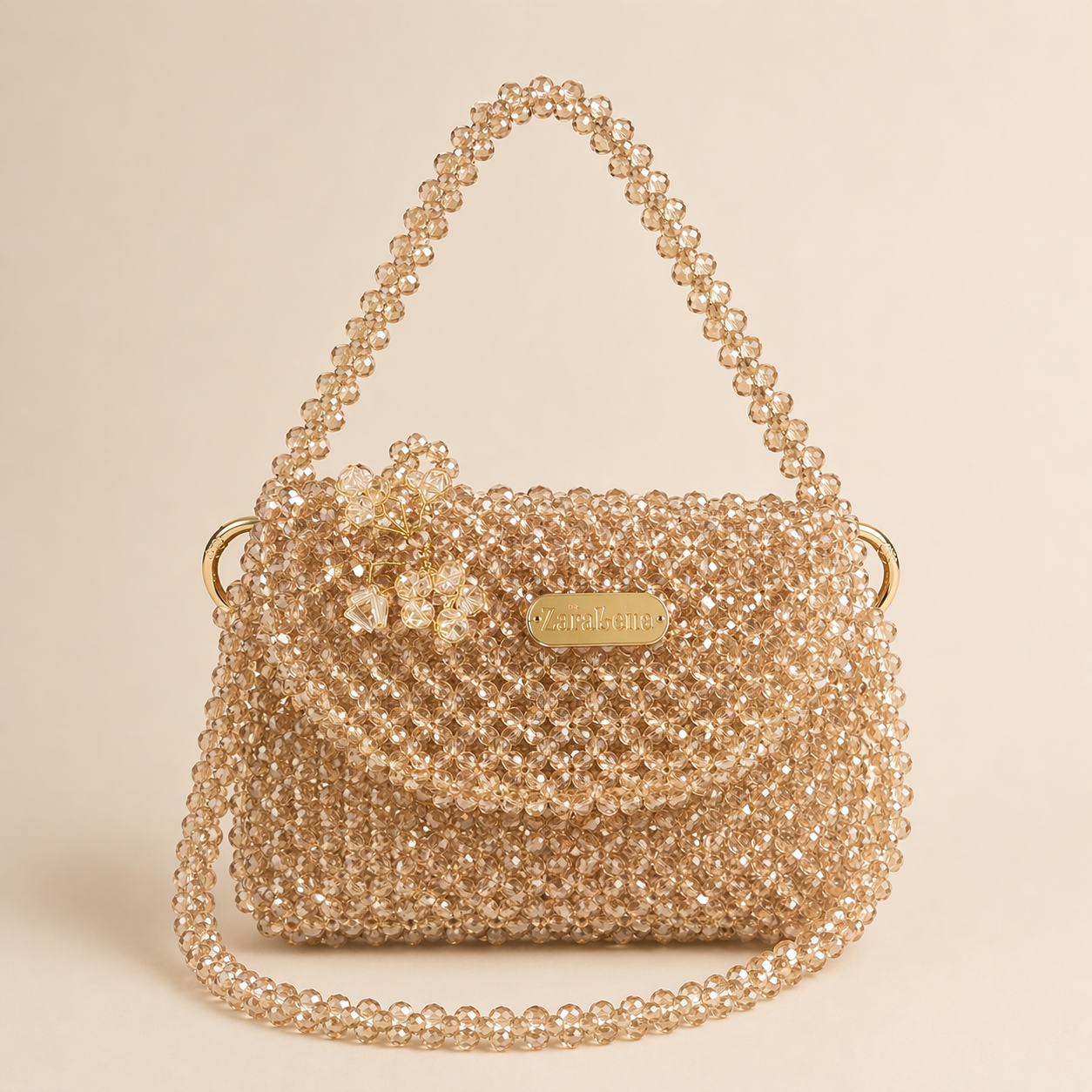 Glass crystal bag