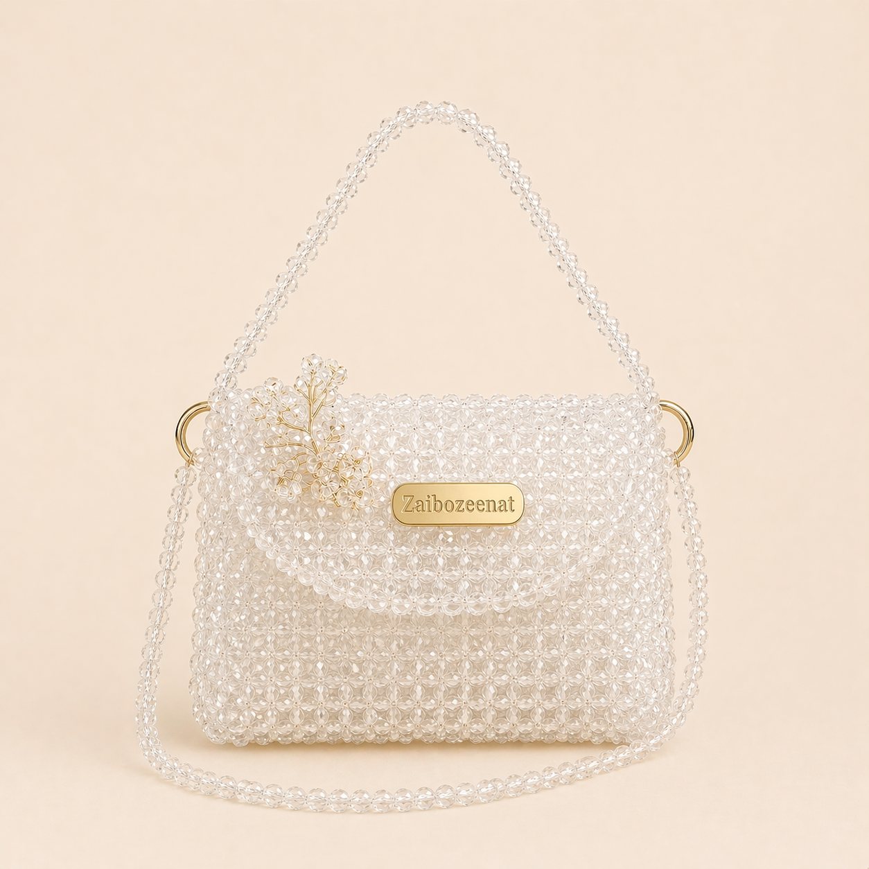 Glass crystal bag
