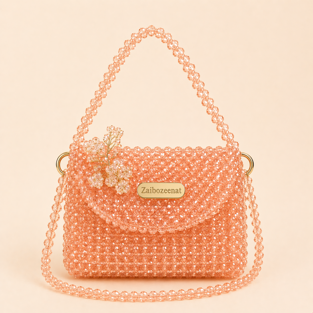 Glass crystal bag