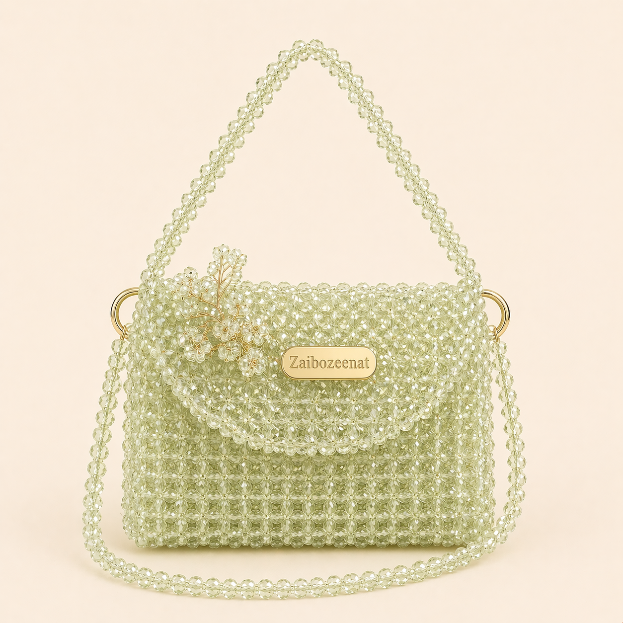 Glass crystal bag