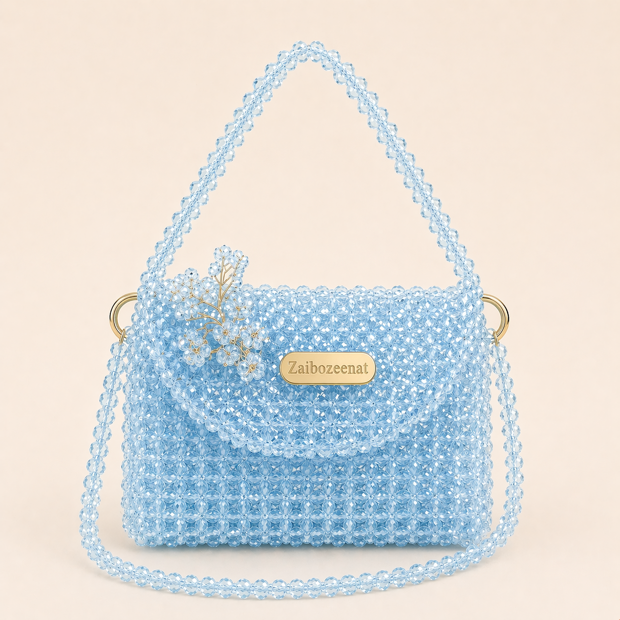 Glass crystal bag
