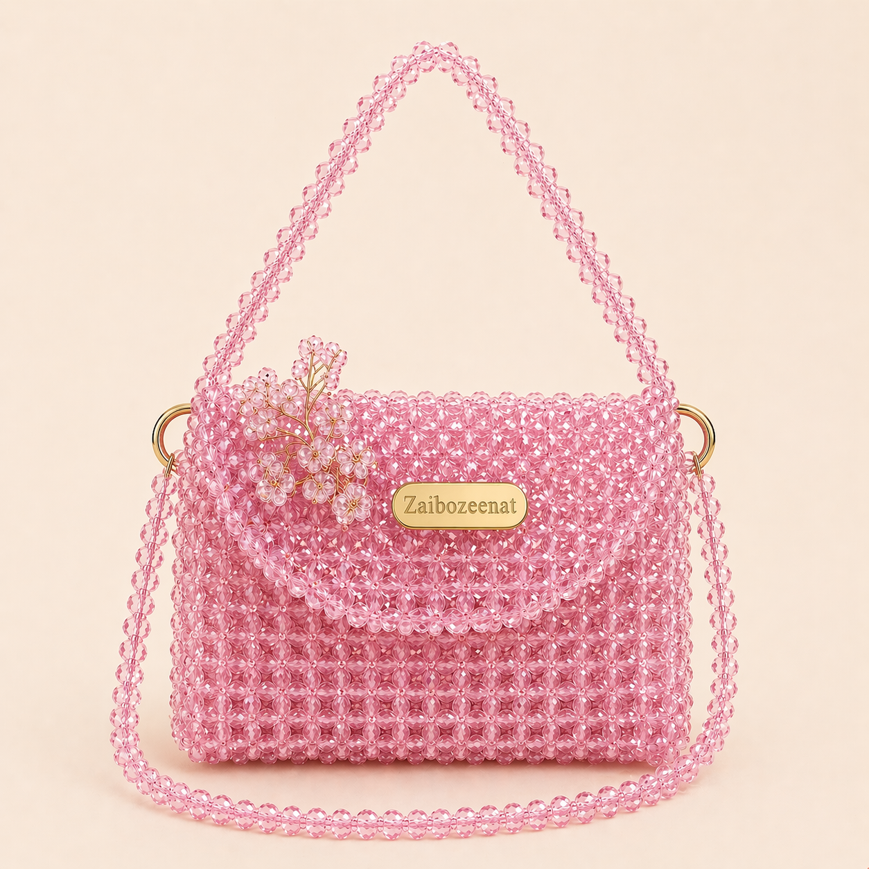 Glass crystal bag
