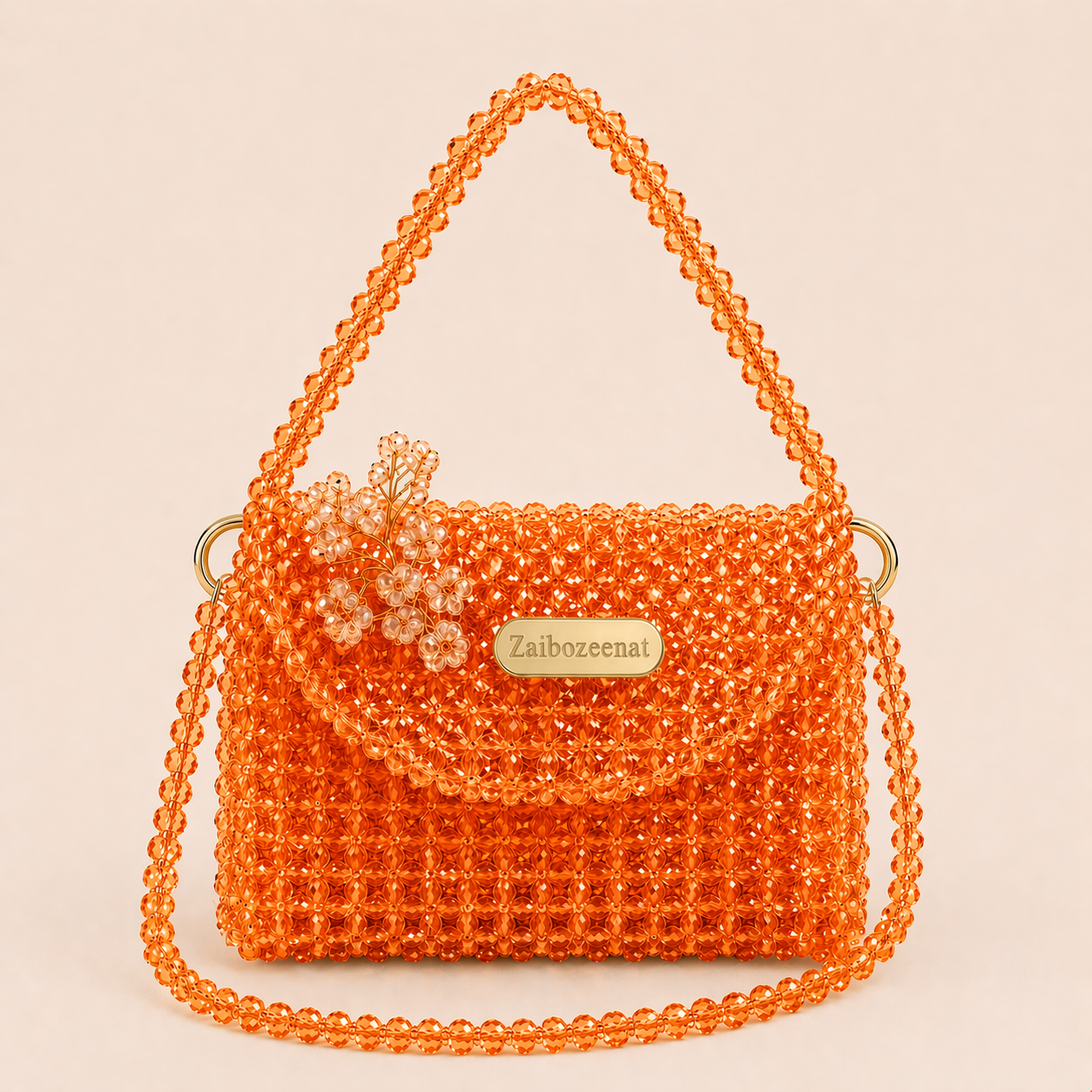 Glass crystal bag