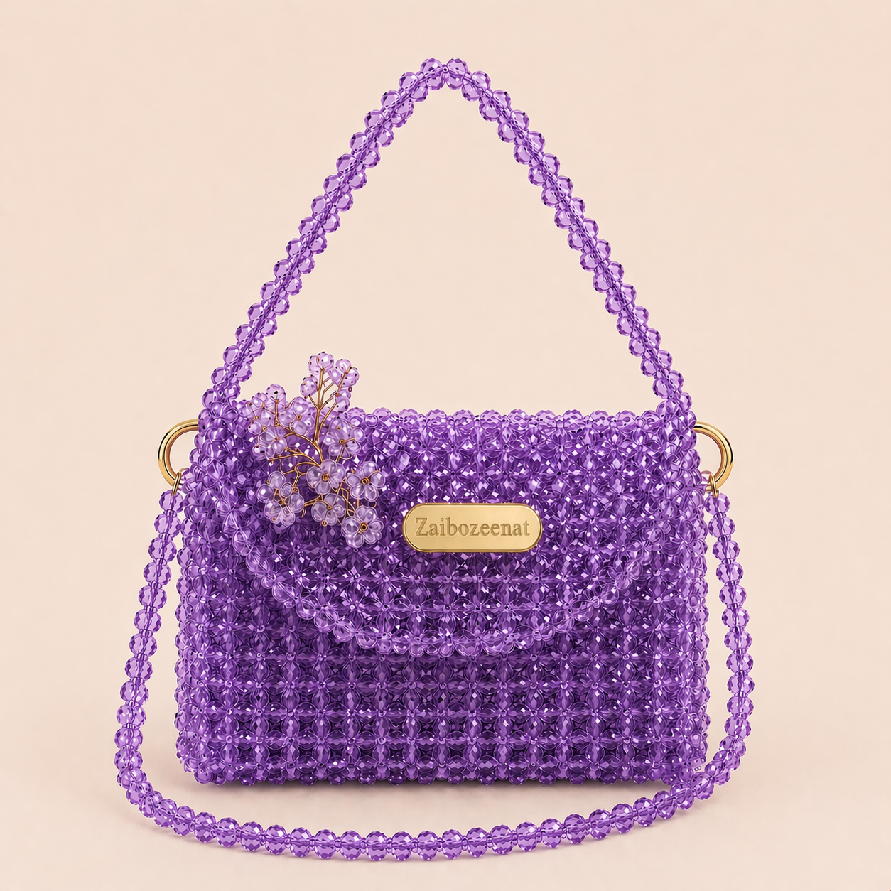 Glass crystal bag