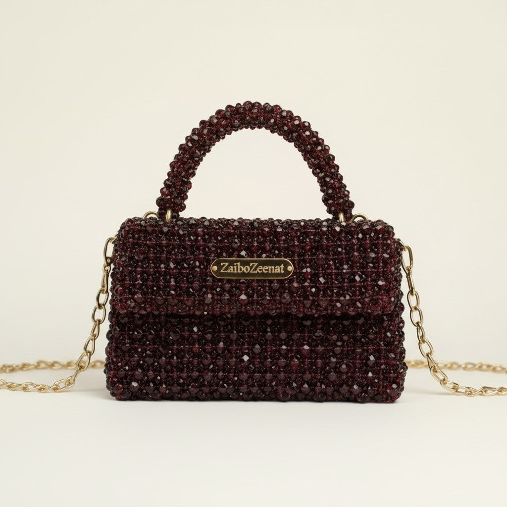 Glass crystal bag