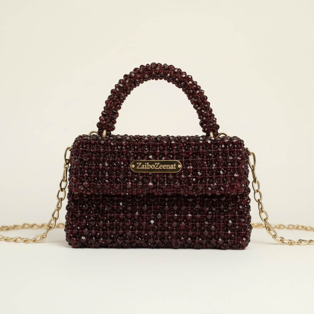 Glass crystal bag