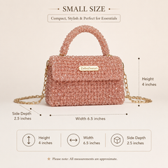 Glass crystal bag