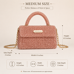 Glass crystal bag