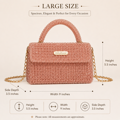 Glass crystal bag