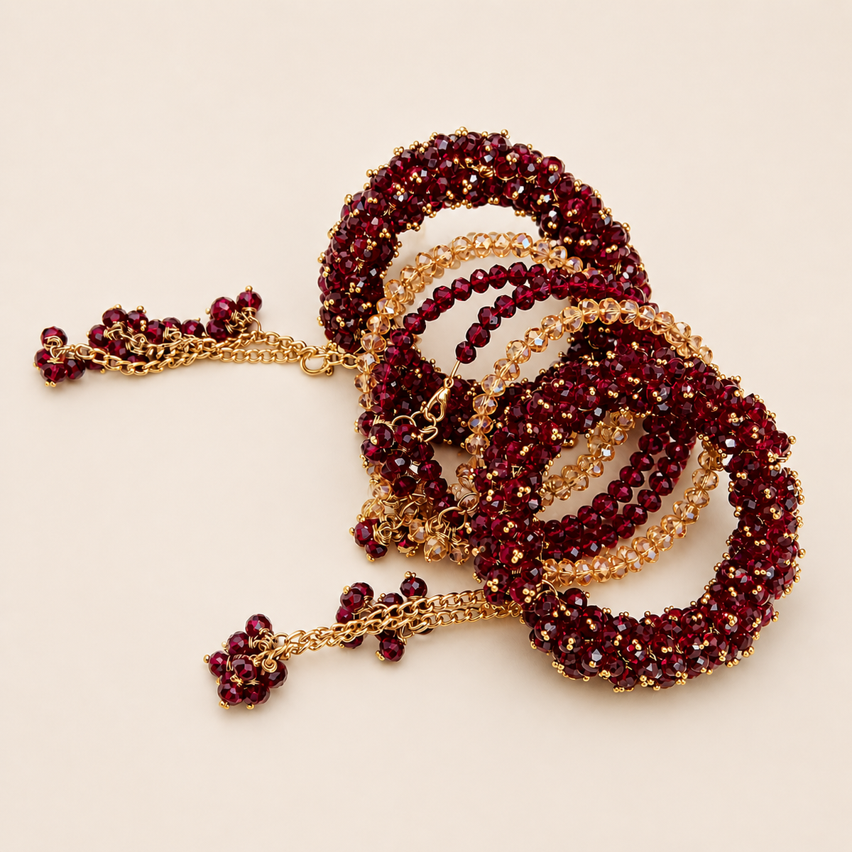 Bridal gajra set