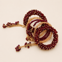 Bridal gajra set