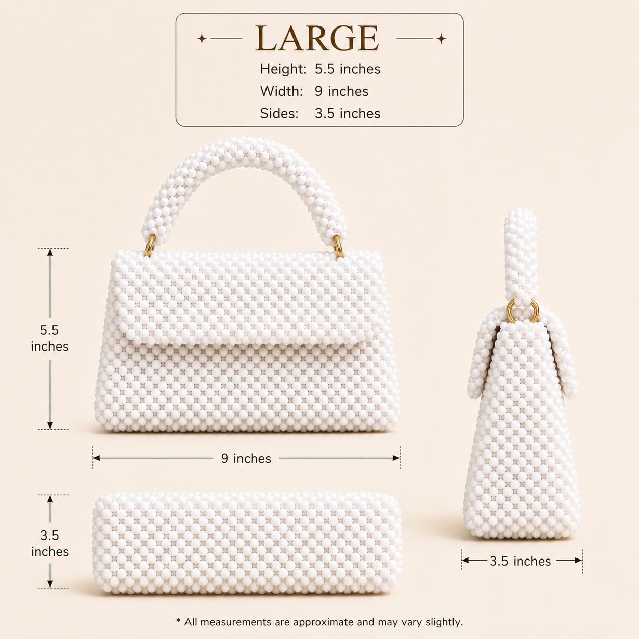 matt crystal bag