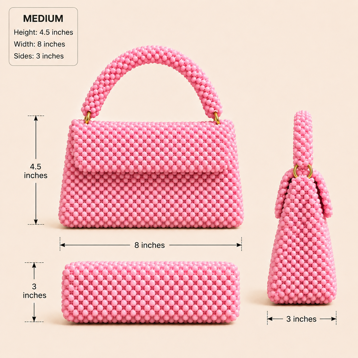 matt crystal bag