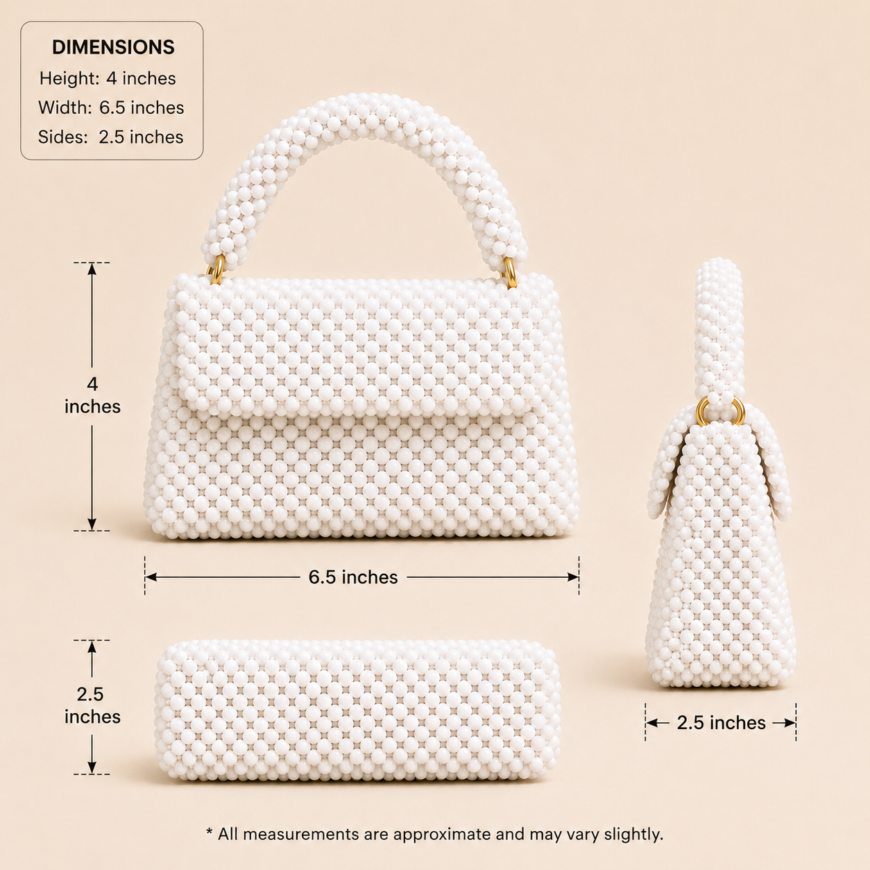matt crystal bag