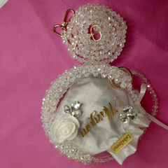Round sheet bag with name