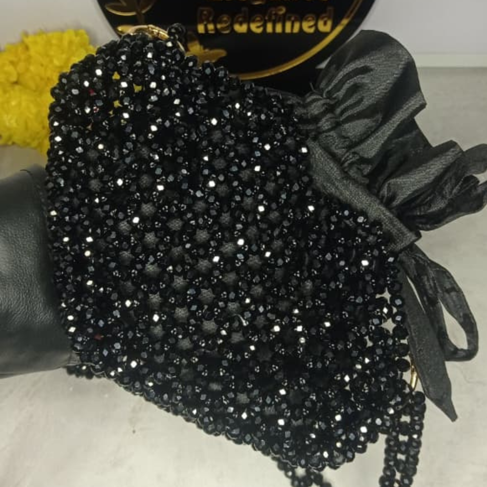 Glass crystal bag