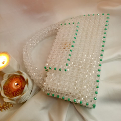 Acrylic square beads bag
