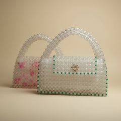 Acrylic square beads bag
