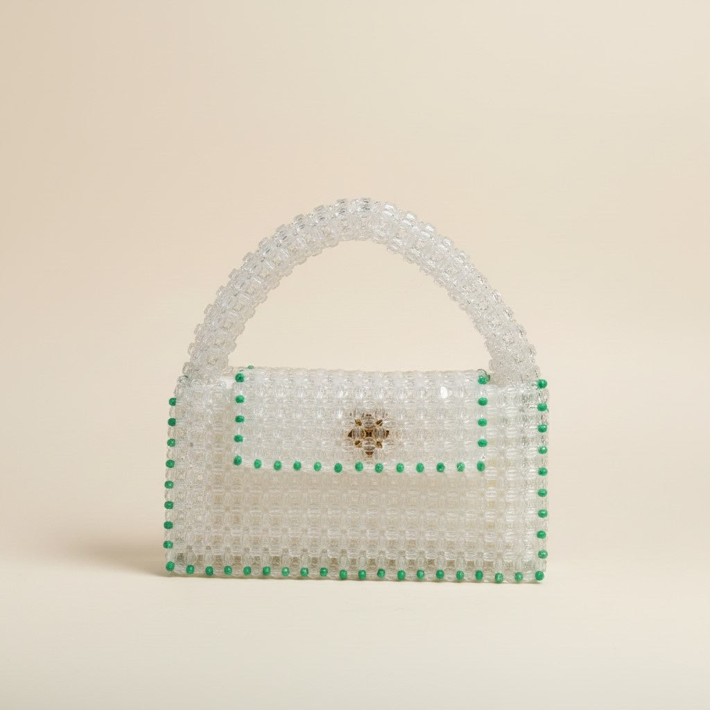 Acrylic square beads bag