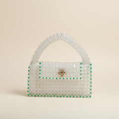 Acrylic square beads bag
