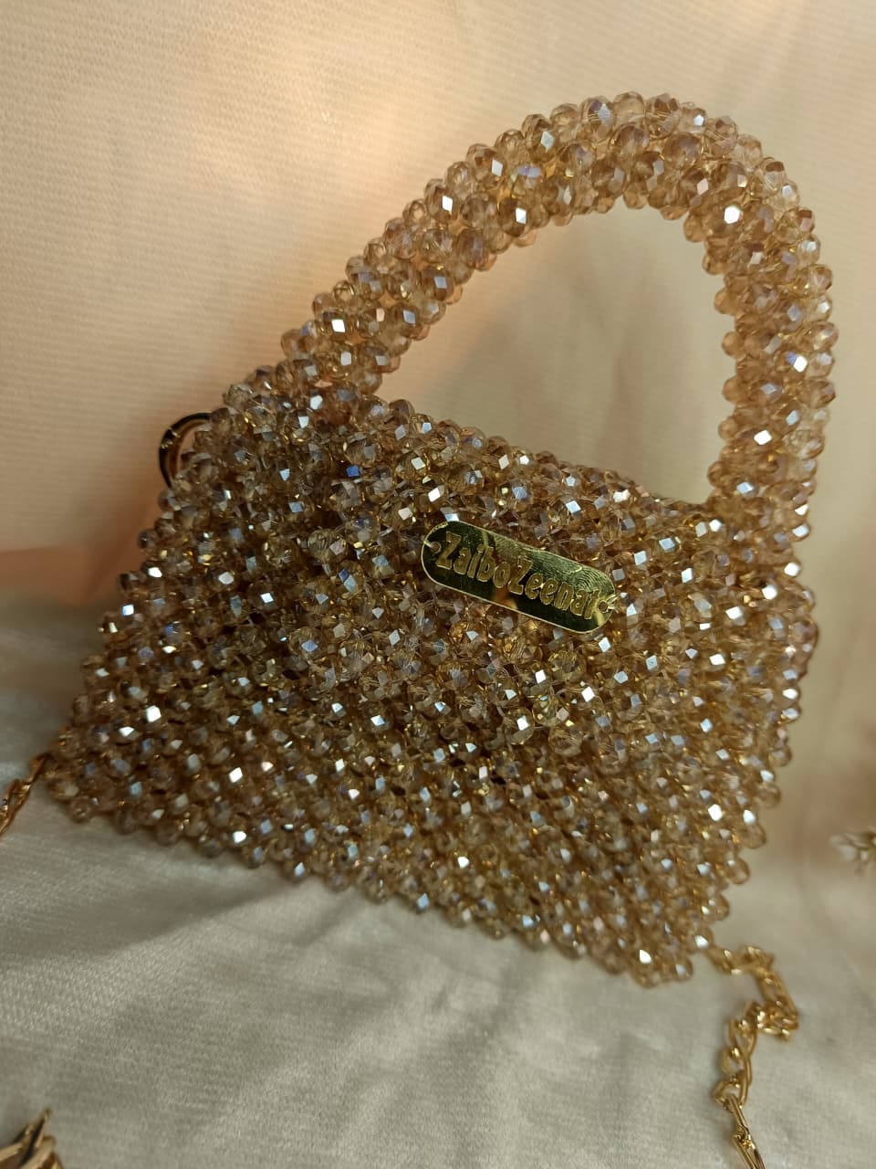 Glass crystal bag