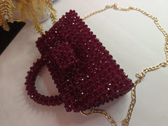 Glass crystal bag
