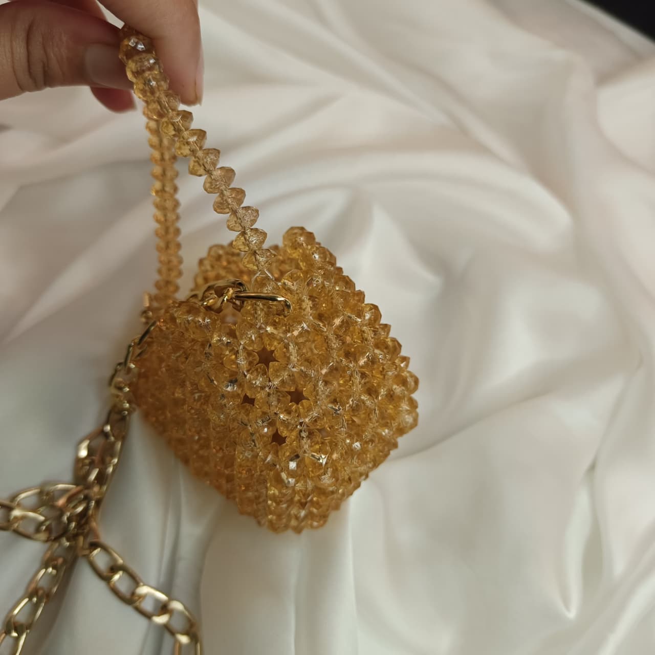 Acrylic beads bag