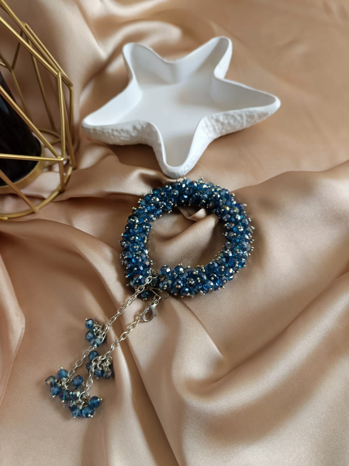 Gajra bracelet pair