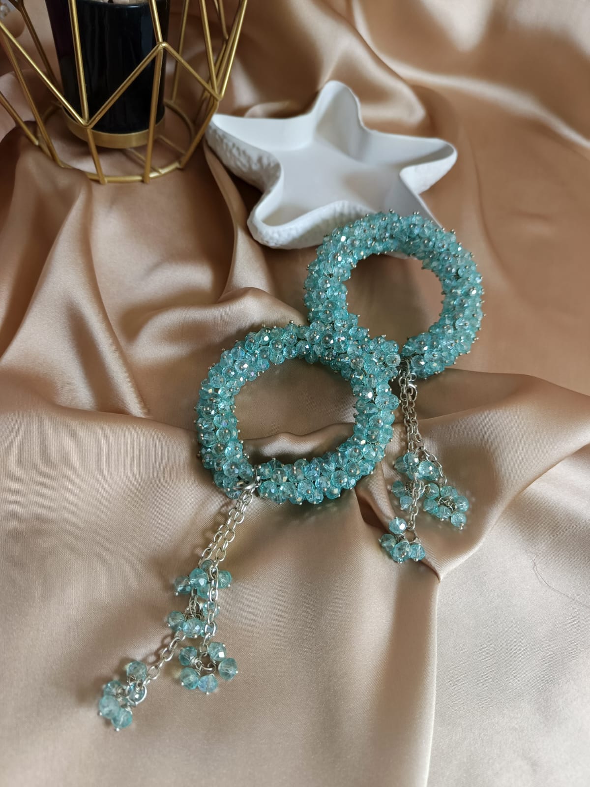 Gajra bracelet pair