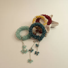 Gajra bracelet pair